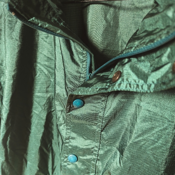 1980~90's Eddie Bauer Nylon Half-Zip Pullover "packable" - XL - Picture 8 of 9